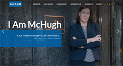 Desktop Screenshot of mchughconstruction.com